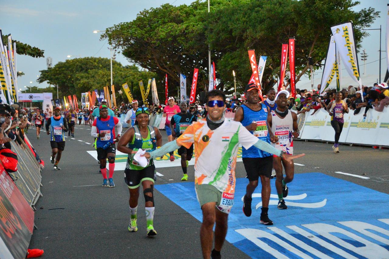 Medal finish at Comrades Marathon